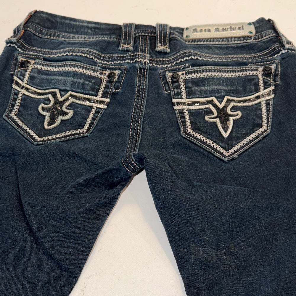 Rock Revival Women's Dark Blue Boot Cut Jeans